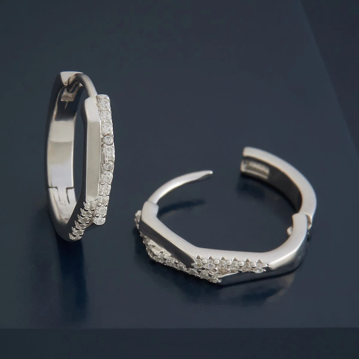 92.5 Silver Earring 180653 - Image 7