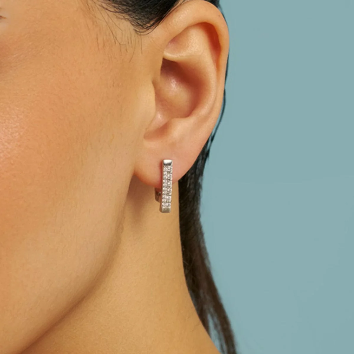 92.5 Silver Earring 180682 - Image 2