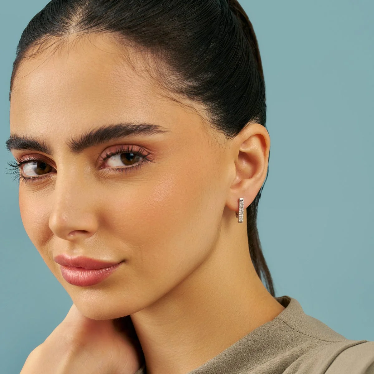92.5 Silver Earring 180682 - Image 3