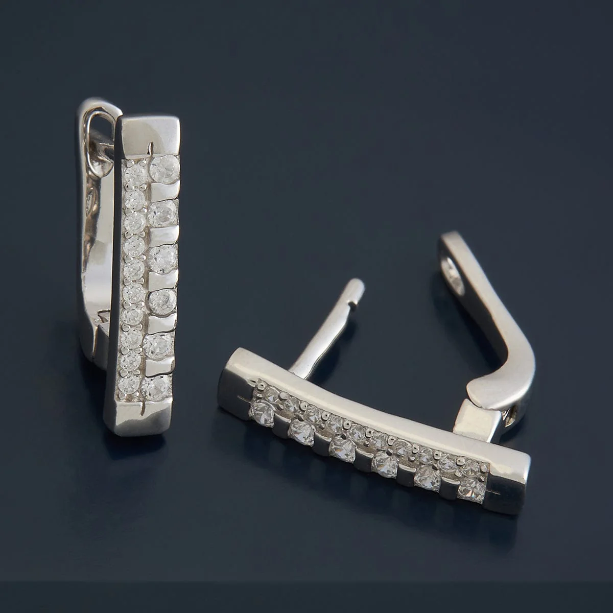 92.5 Silver Earring 180682 - Image 8