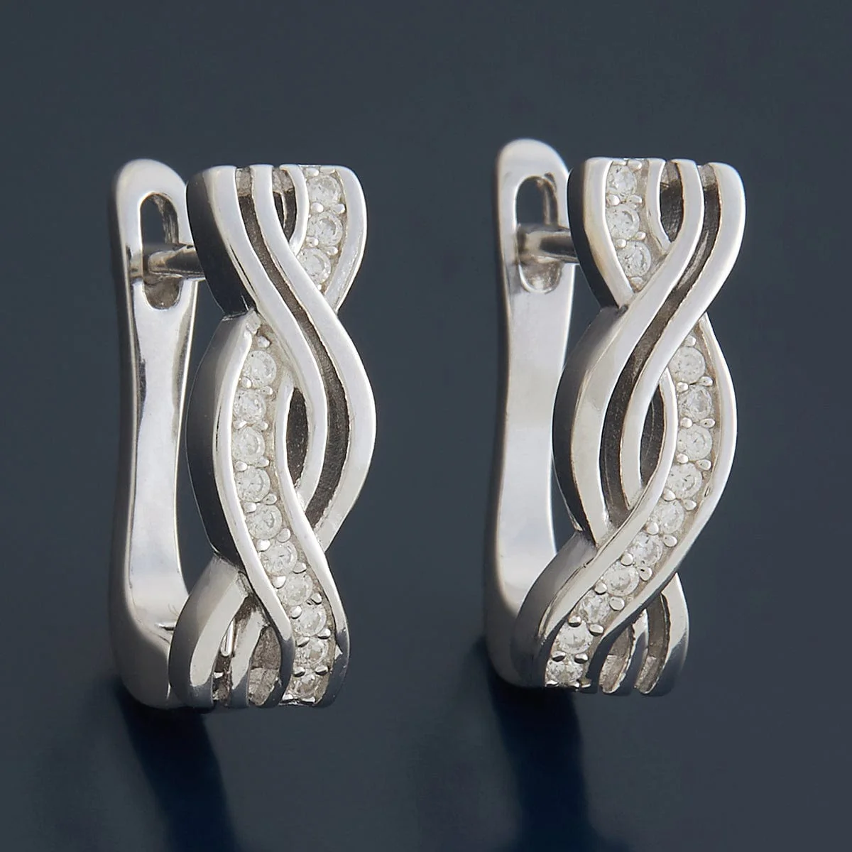 92.5 Silver Earring 180684 - Image 7