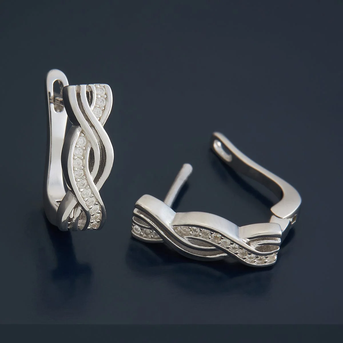 92.5 Silver Earring 180684 - Image 8