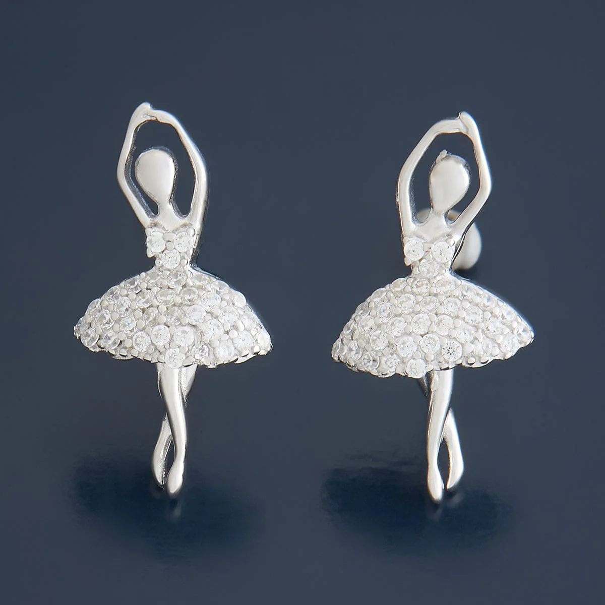 92.5 Silver Earring 180725 - Image 6