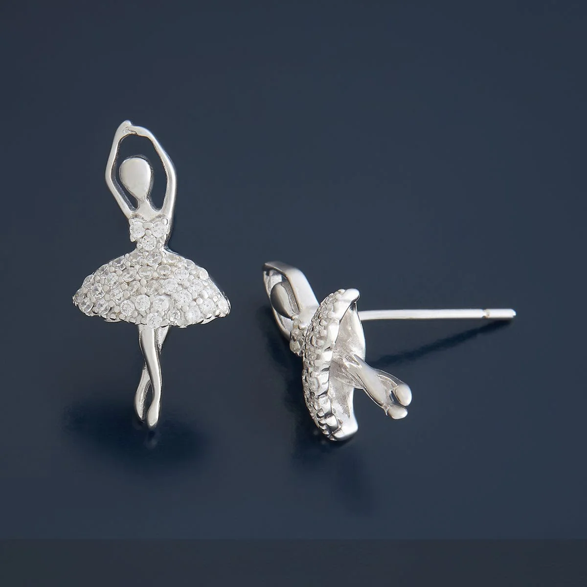 92.5 Silver Earring 180725 - Image 7