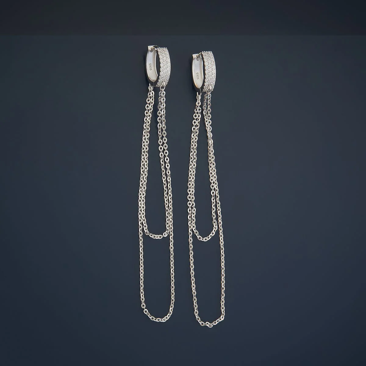 92.5 Silver Earring 180726 - Image 5