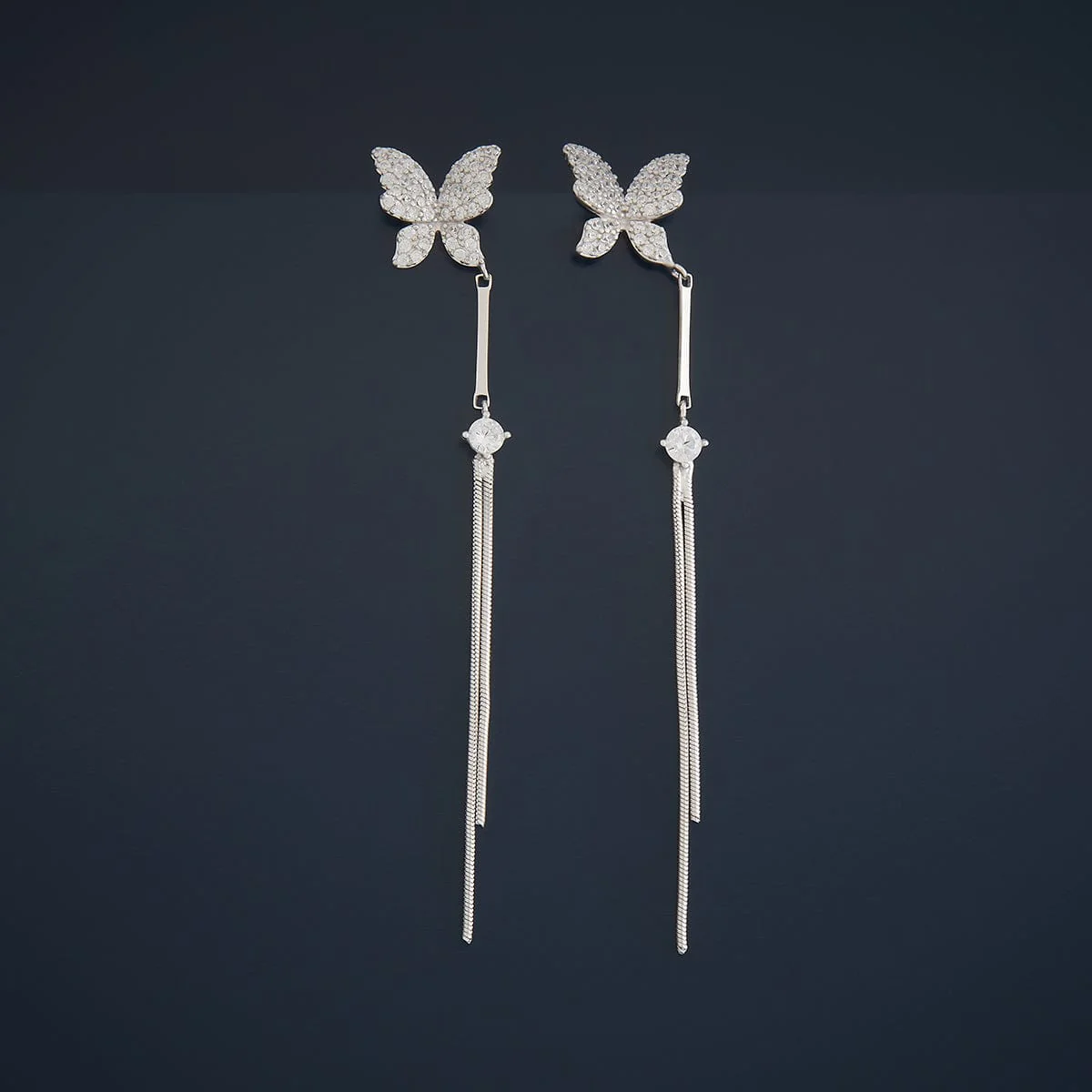 92.5 Silver Earring 180727 - Image 5