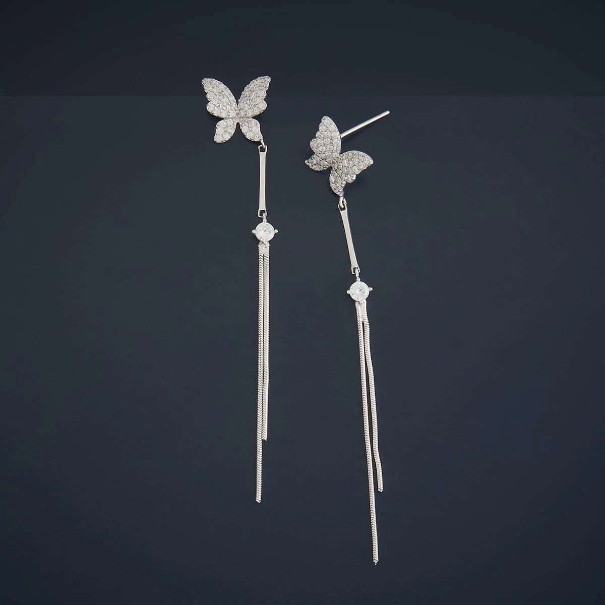 92.5 Silver Earring 180727 - Image 6