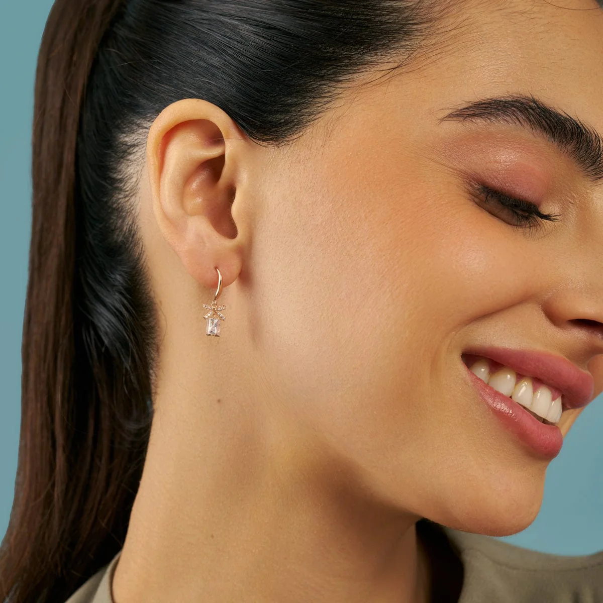 92.5 Silver Earring 180730 - Image 3
