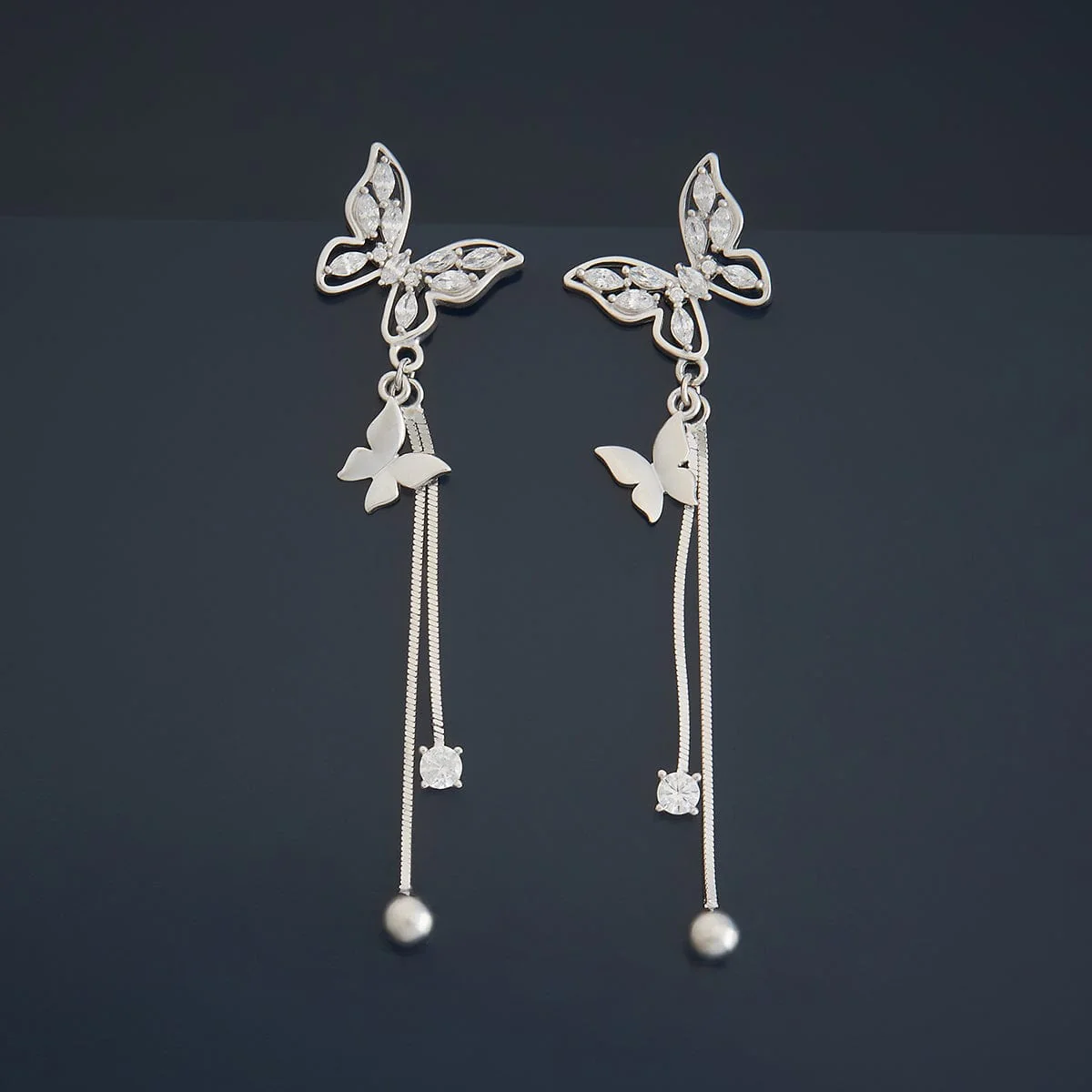 92.5 Silver Earring 180731 - Image 5