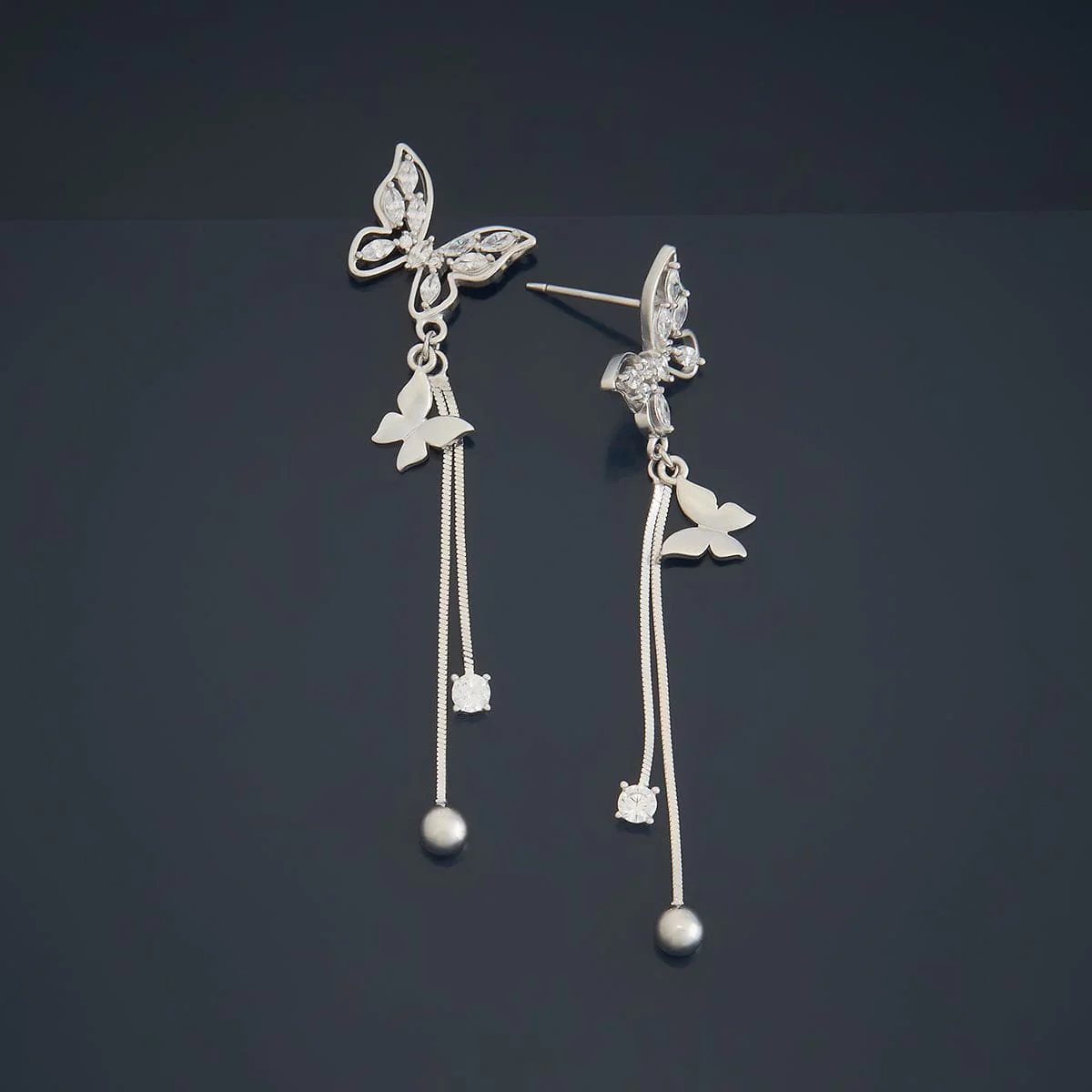92.5 Silver Earring 180731 - Image 6