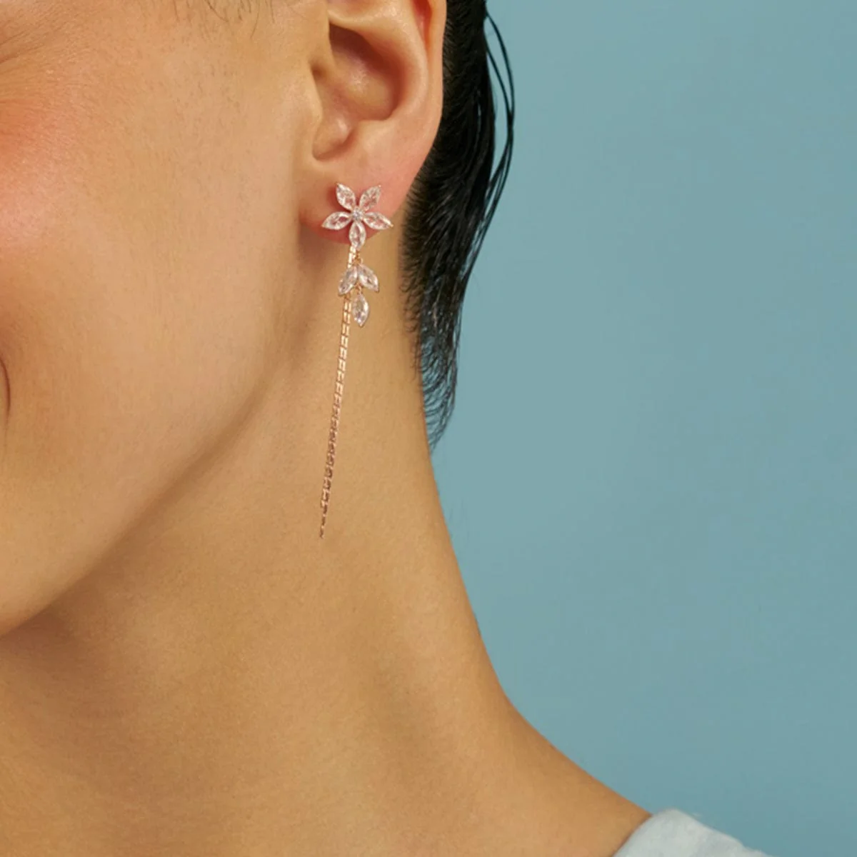 92.5 Silver Earring 180733 - Image 2