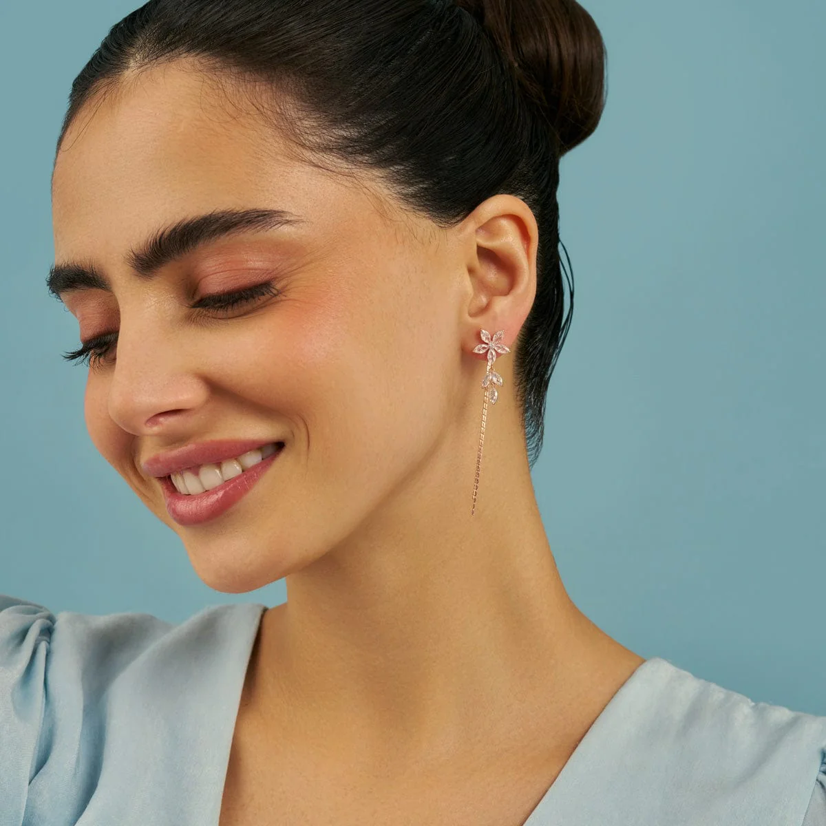 92.5 Silver Earring 180733 - Image 3
