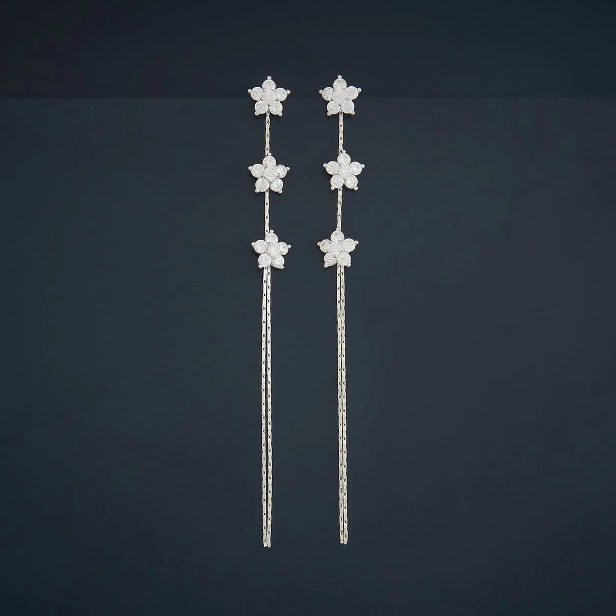 92.5 Silver Earring 180734 - Image 2