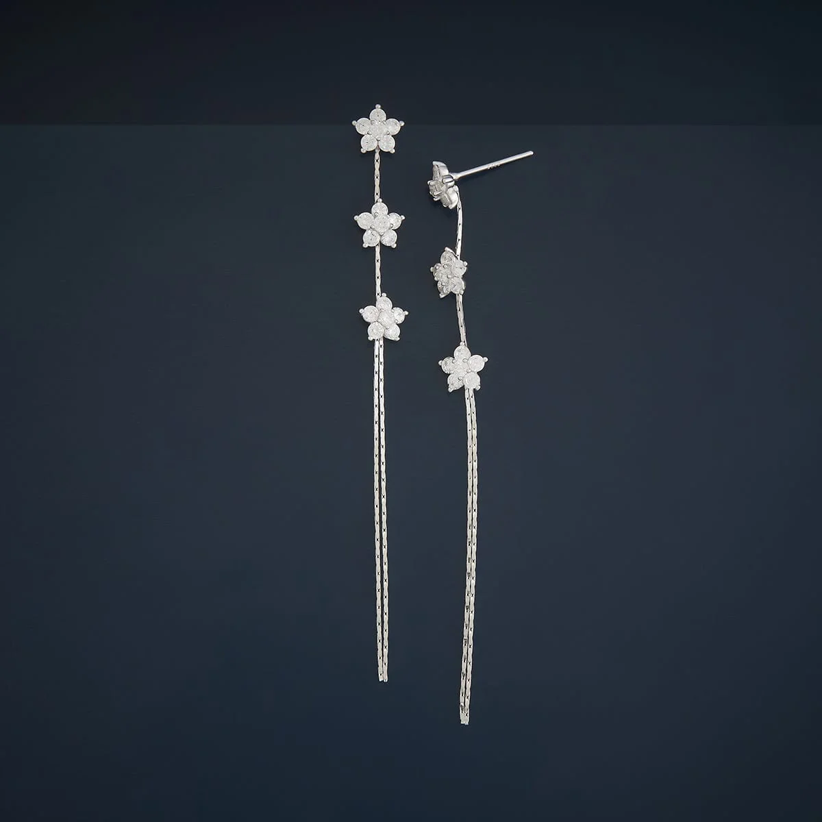 92.5 Silver Earring 180734 - Image 3