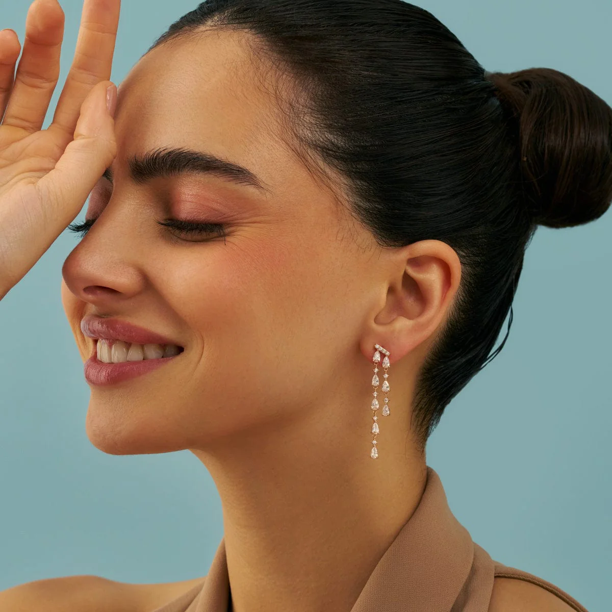 92.5 Silver Earring 180735 - Image 3