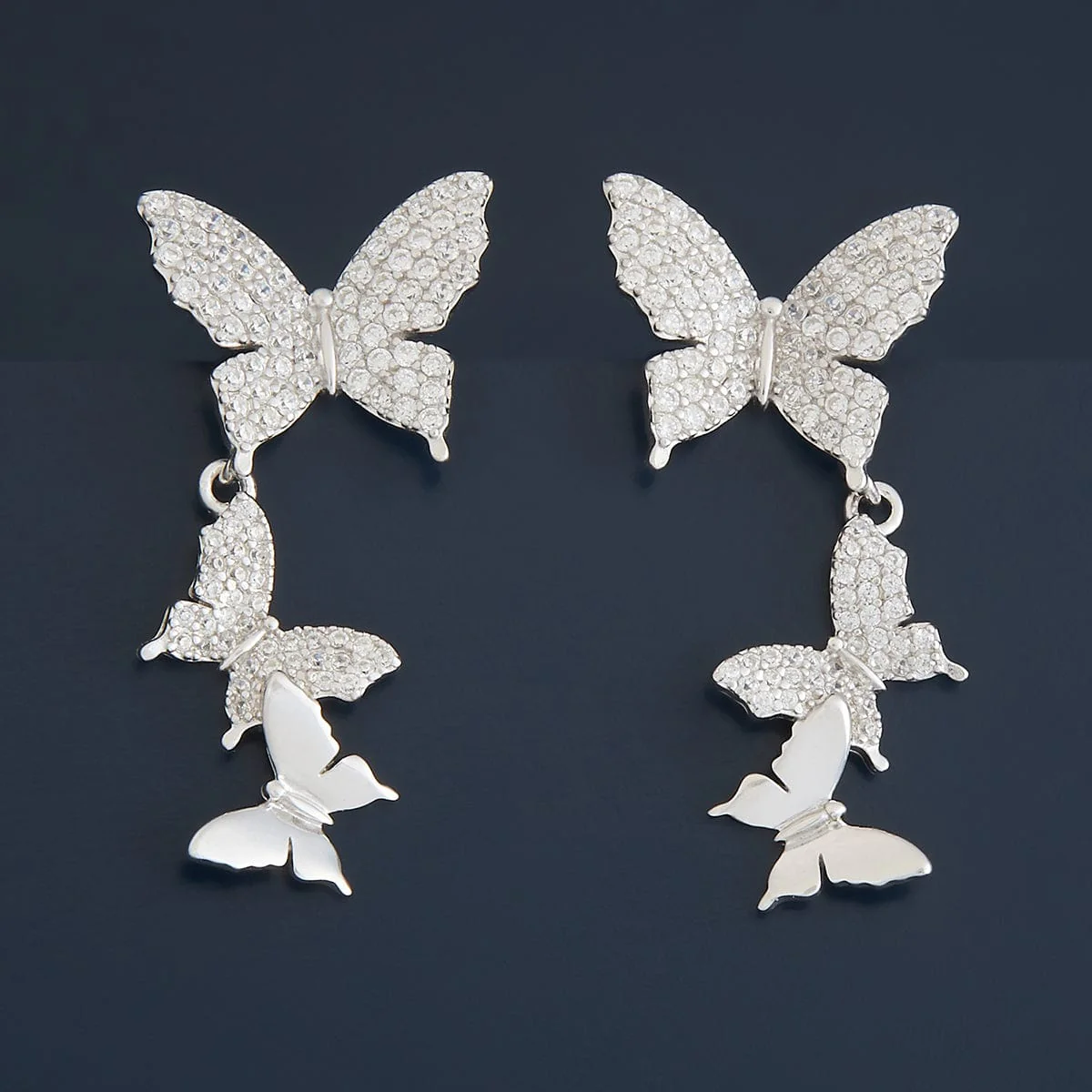 92.5 Silver Earring 180737 - Image 7