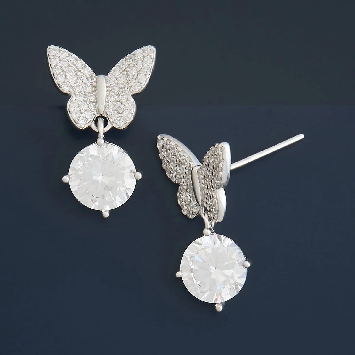 92.5 Silver Earring 180739 - Image 4