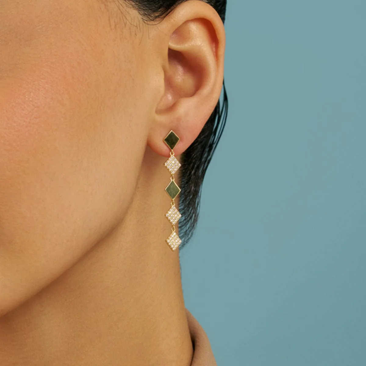 92.5 Silver Earring 180740 - Image 2
