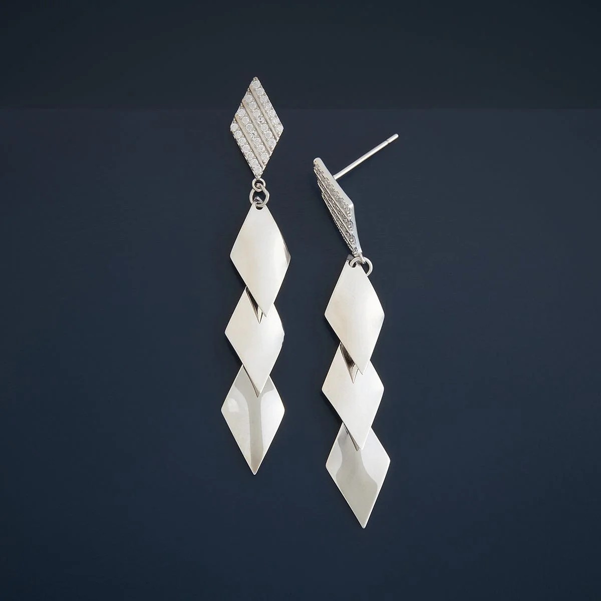 92.5 Silver Earring 180741 - Image 8