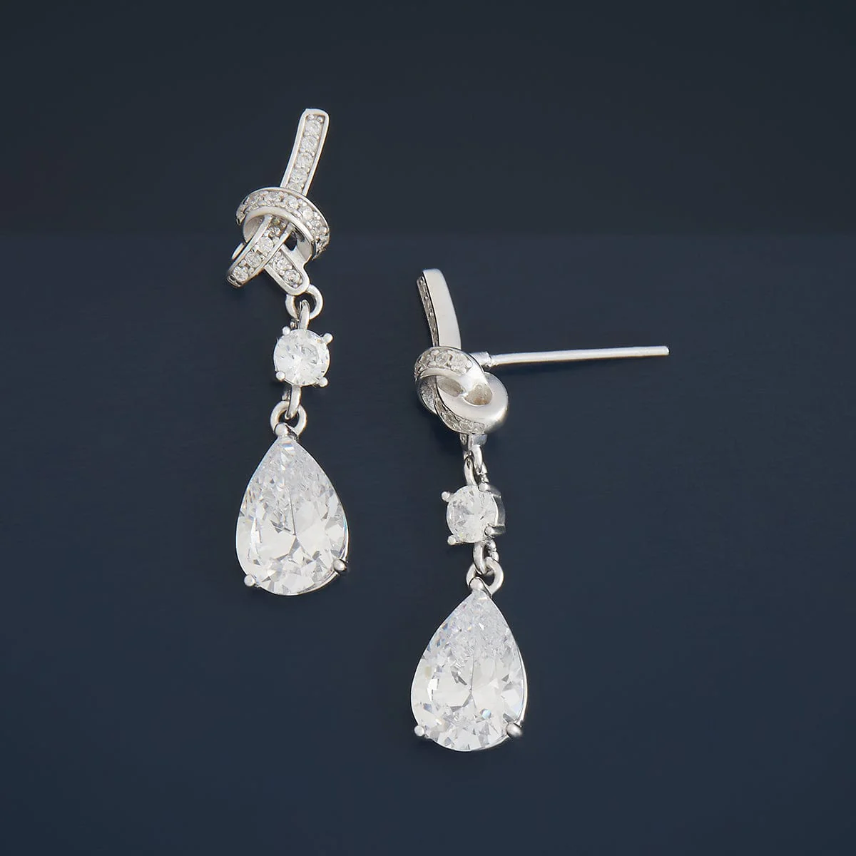 92.5 Silver Earring 180743 - Image 8