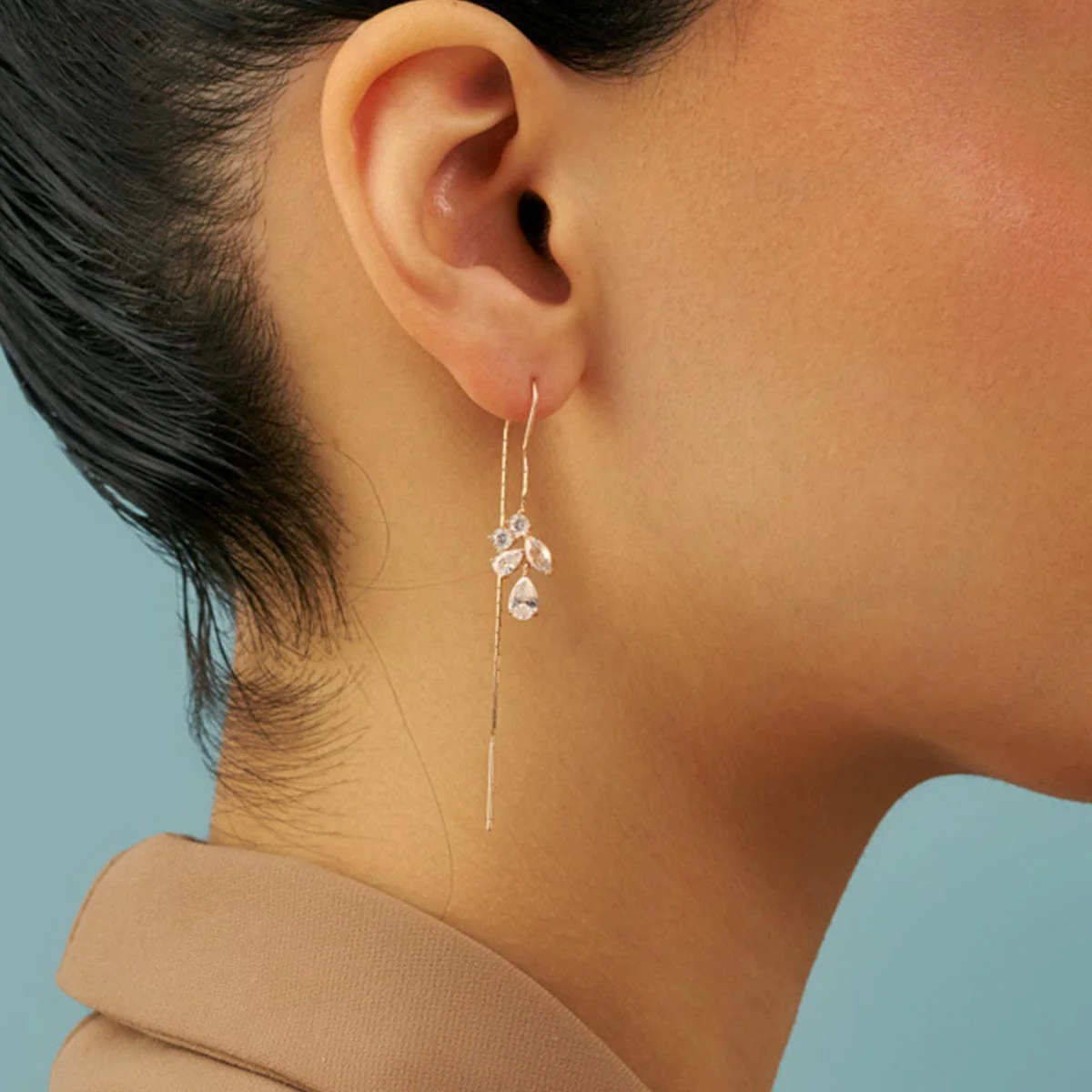 92.5 Silver Earring 180744 - Image 2