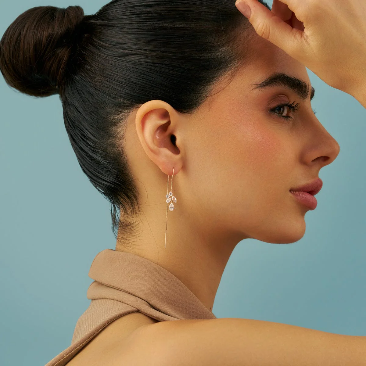 92.5 Silver Earring 180744 - Image 3