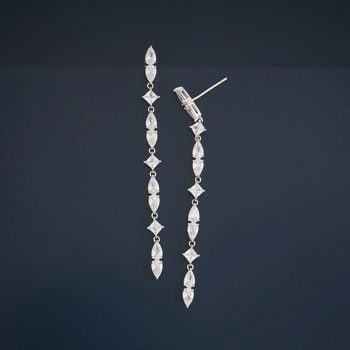 92.5 Silver Earring 180748 - Image 3