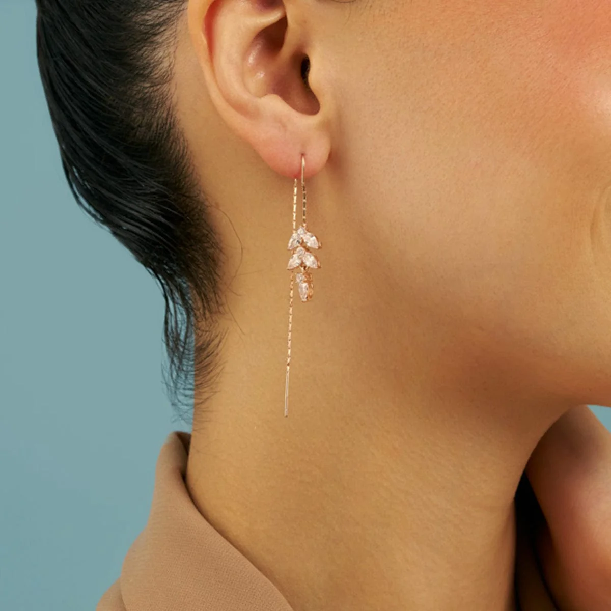92.5 Silver Earring 180749 - Image 2