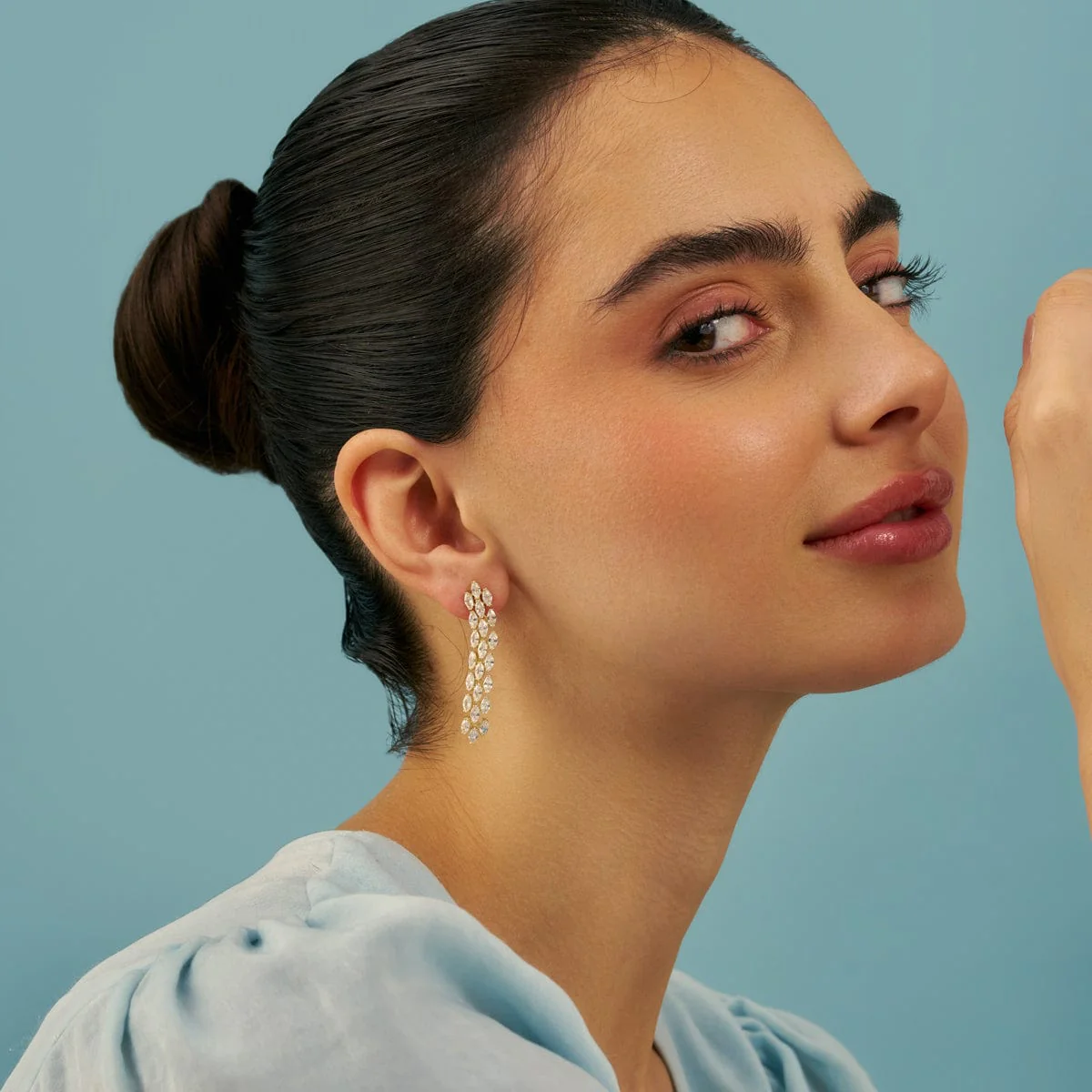 92.5 Silver Earring 180752 - Image 3