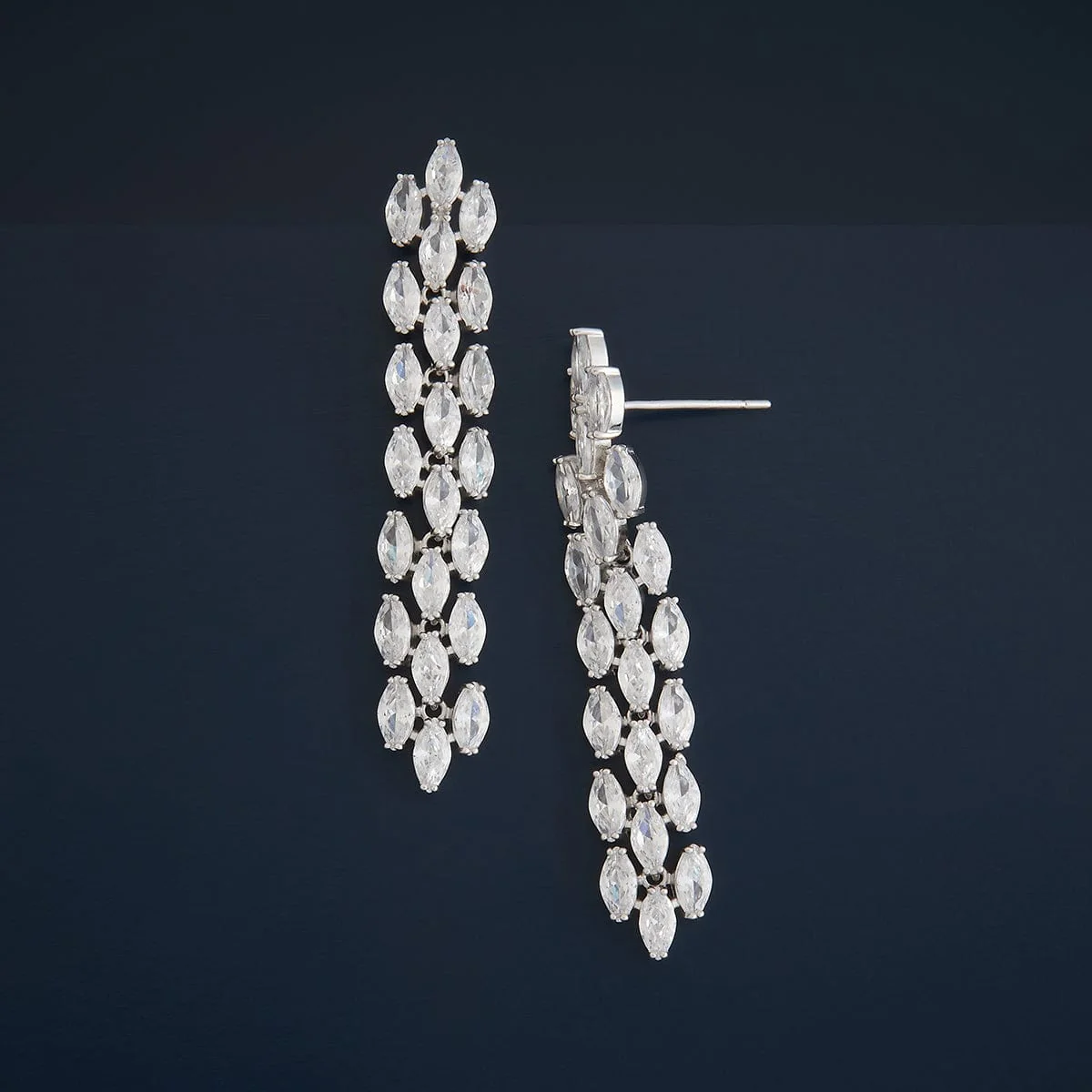 92.5 Silver Earring 180752 - Image 7