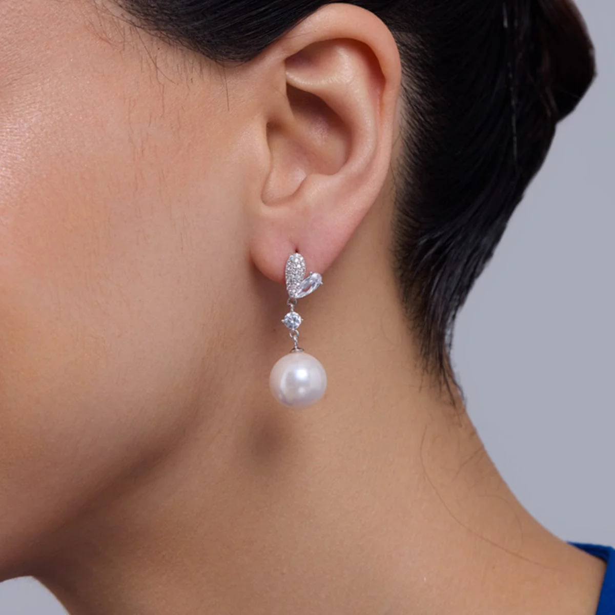 92.5 Silver Earring 180756 - Image 2