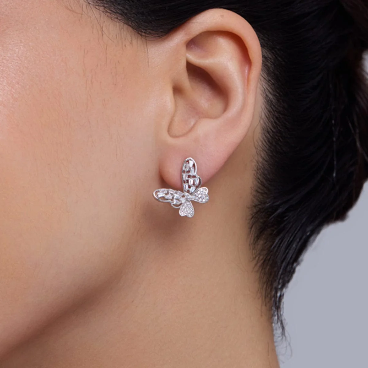92.5 Silver Earring 180762 - Image 2