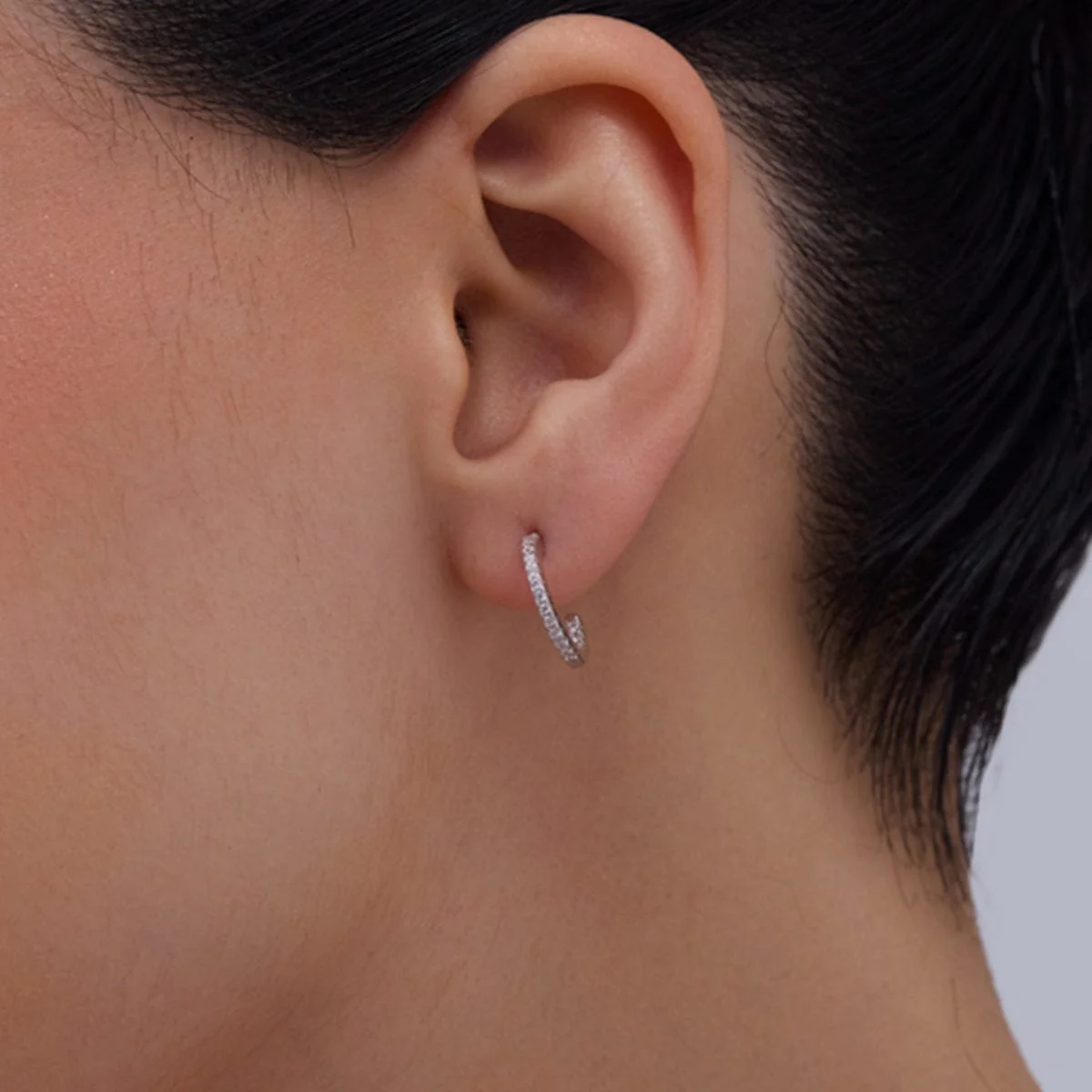 92.5 Silver Earring 180803 - Image 2