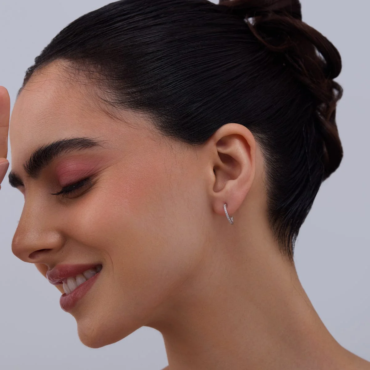 92.5 Silver Earring 180803 - Image 3