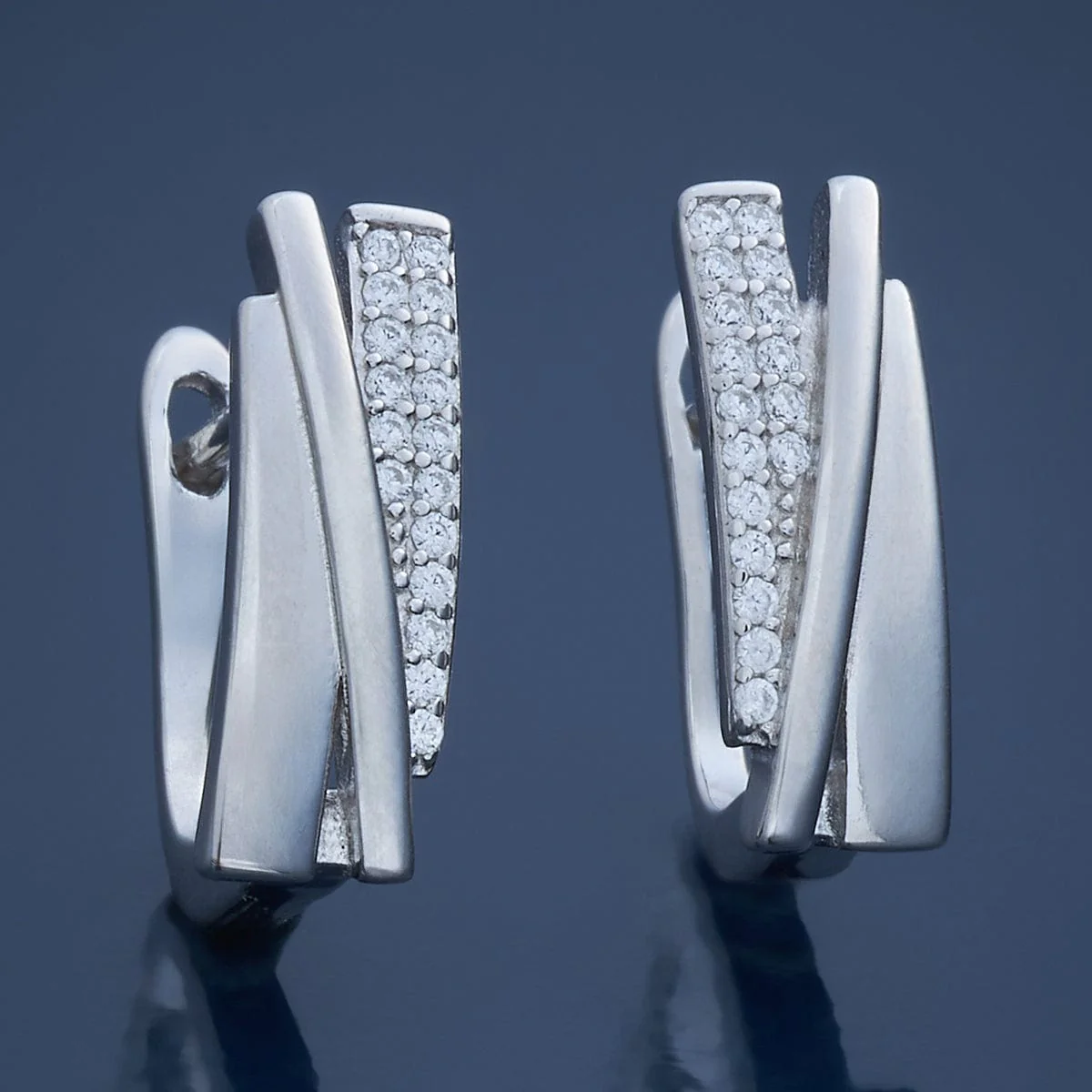 92.5 Silver Earring 180806 - Image 7