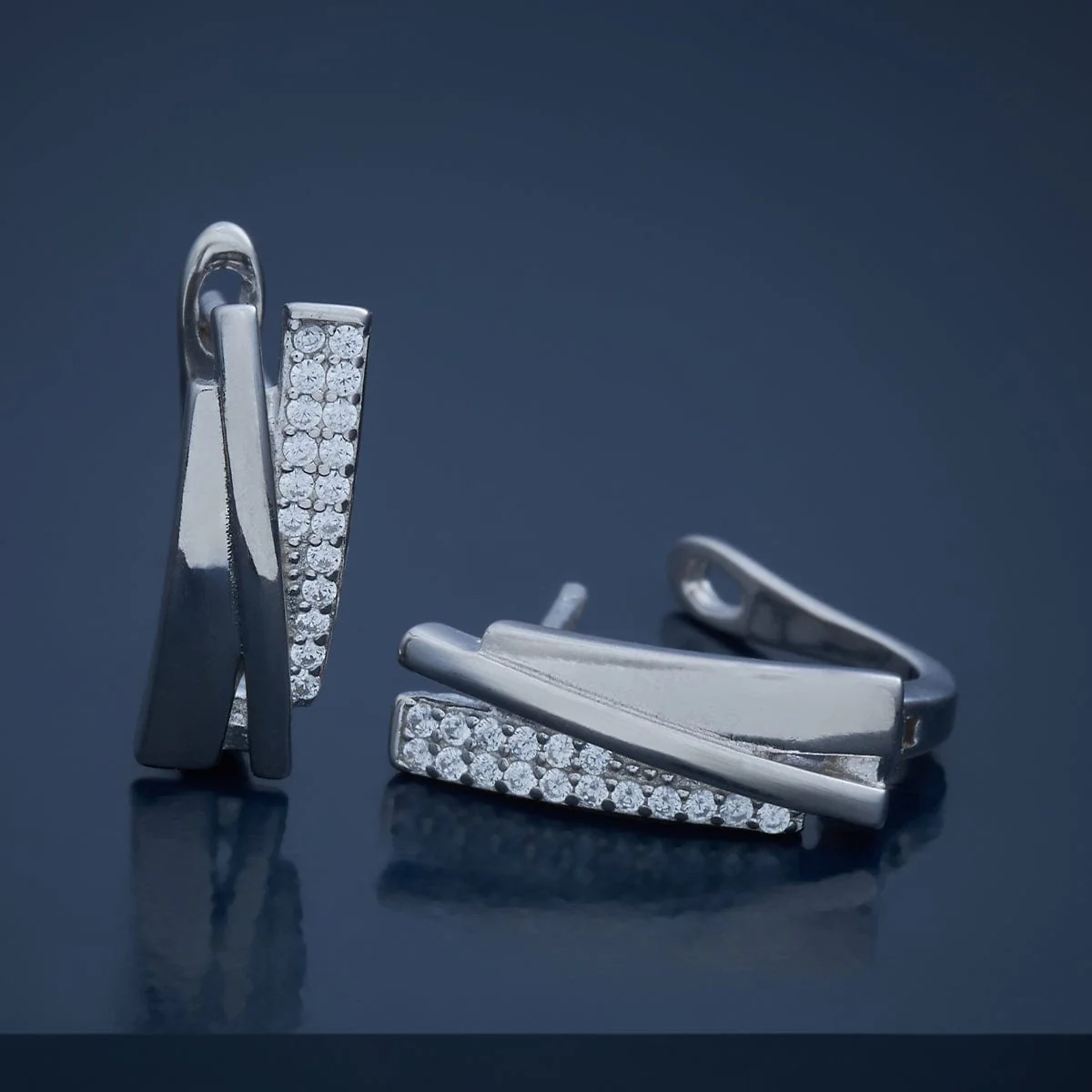92.5 Silver Earring 180806 - Image 8