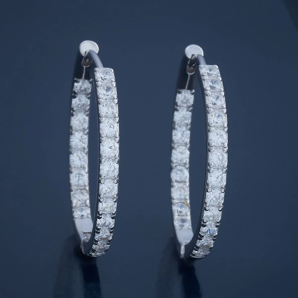 92.5 Silver Earring 180807 - Image 6