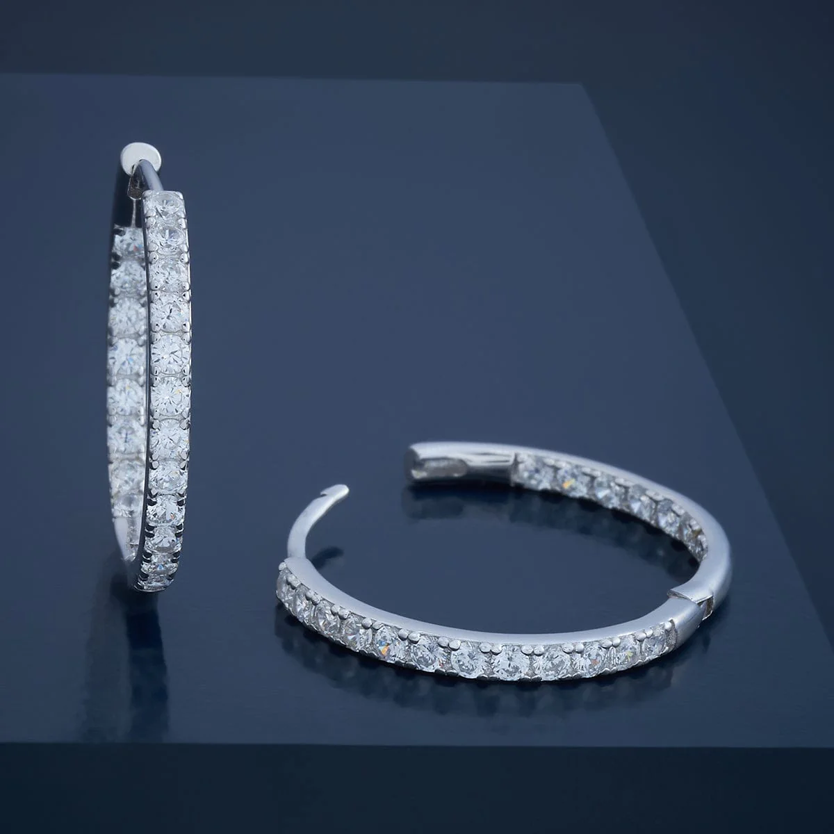 92.5 Silver Earring 180807 - Image 7