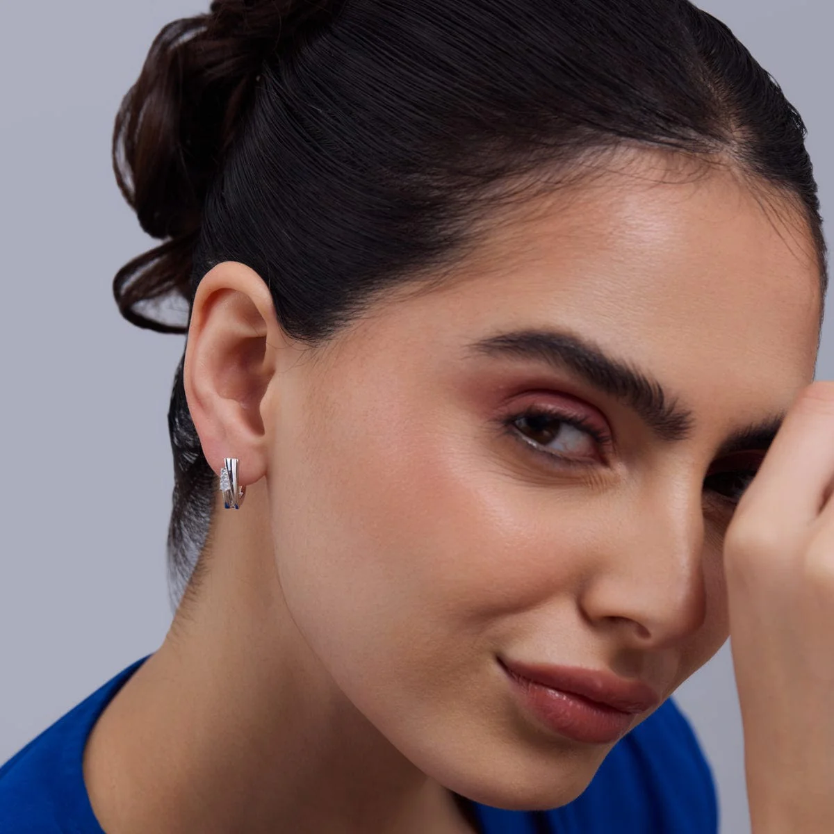 92.5 Silver Earring 180816 - Image 3