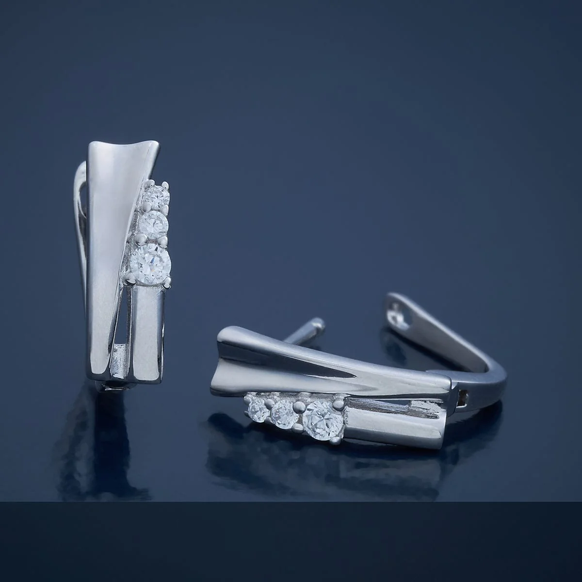92.5 Silver Earring 180816 - Image 4