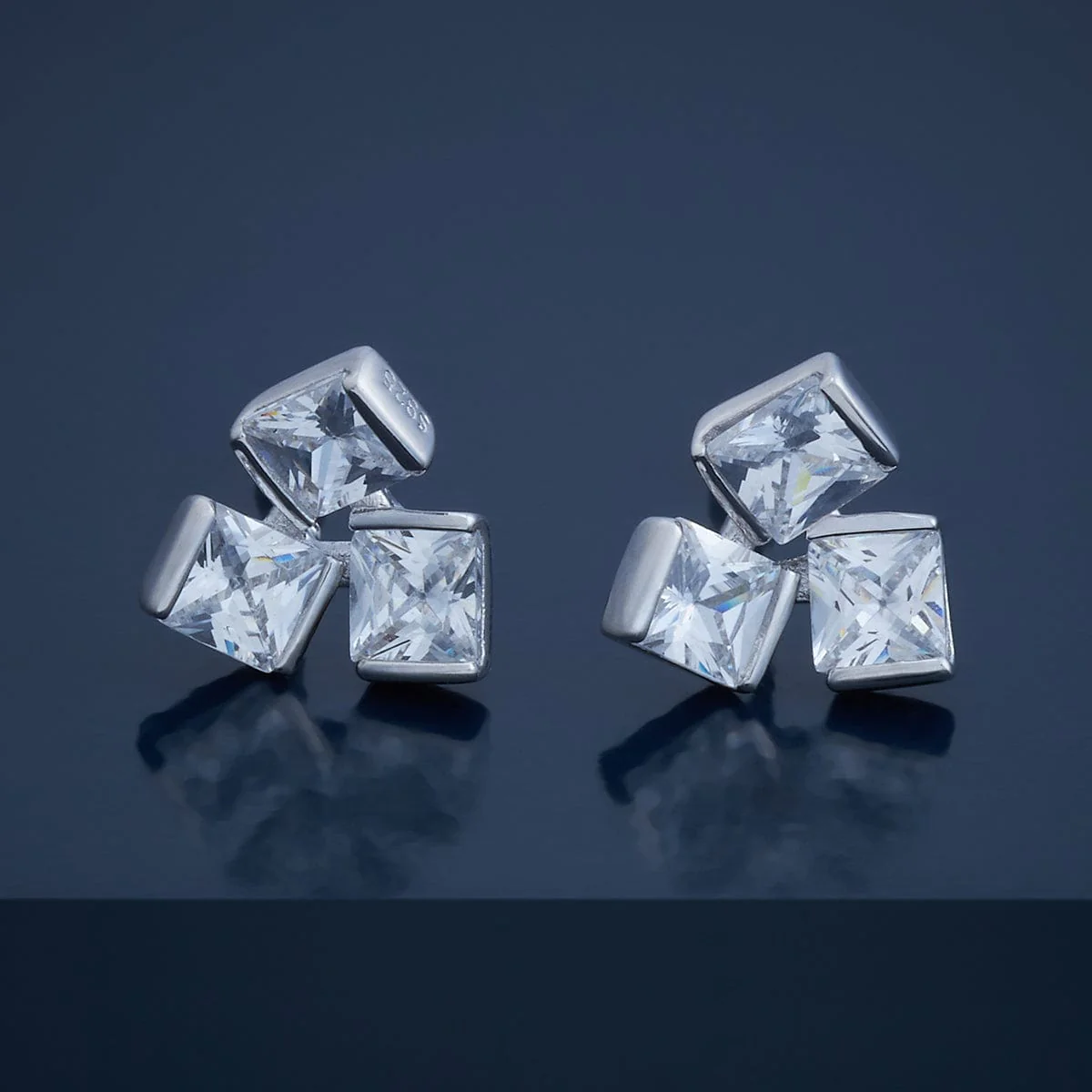 92.5 Silver Earring 180832 - Image 6