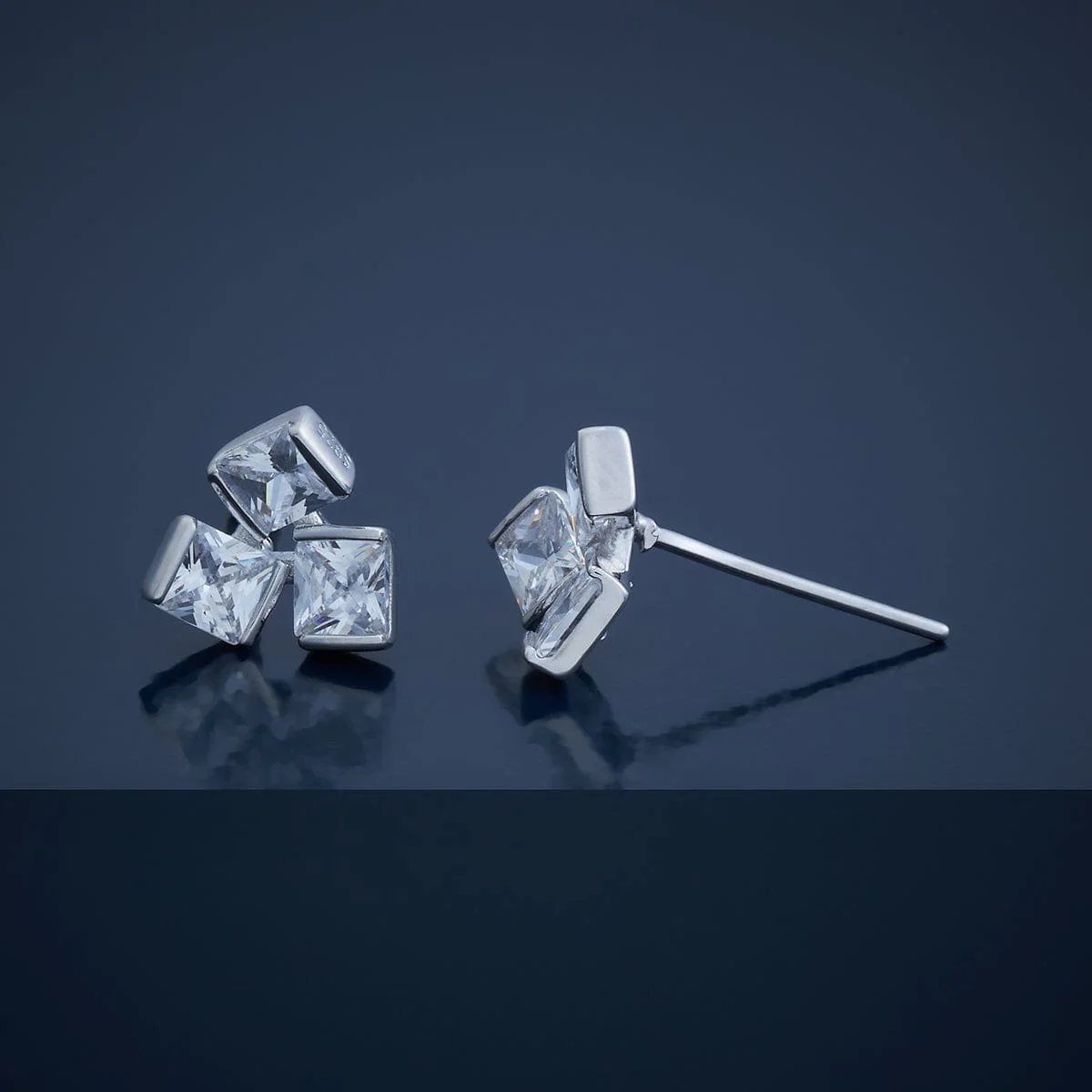 92.5 Silver Earring 180832 - Image 7