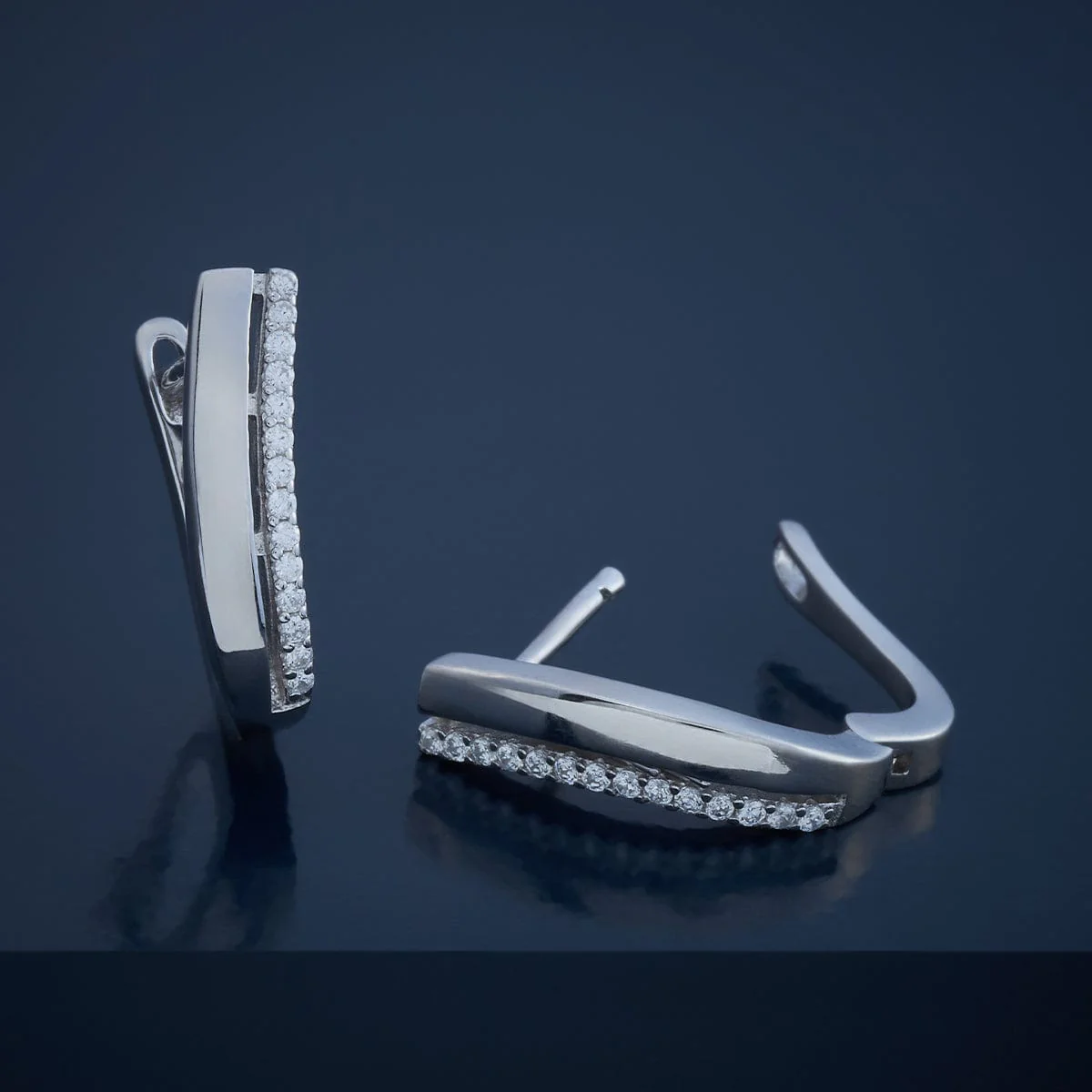 92.5 Silver Earring 180909 - Image 7