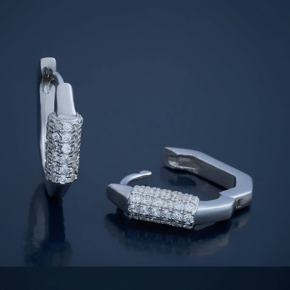 92.5 Silver Earring 180911 - Image 7