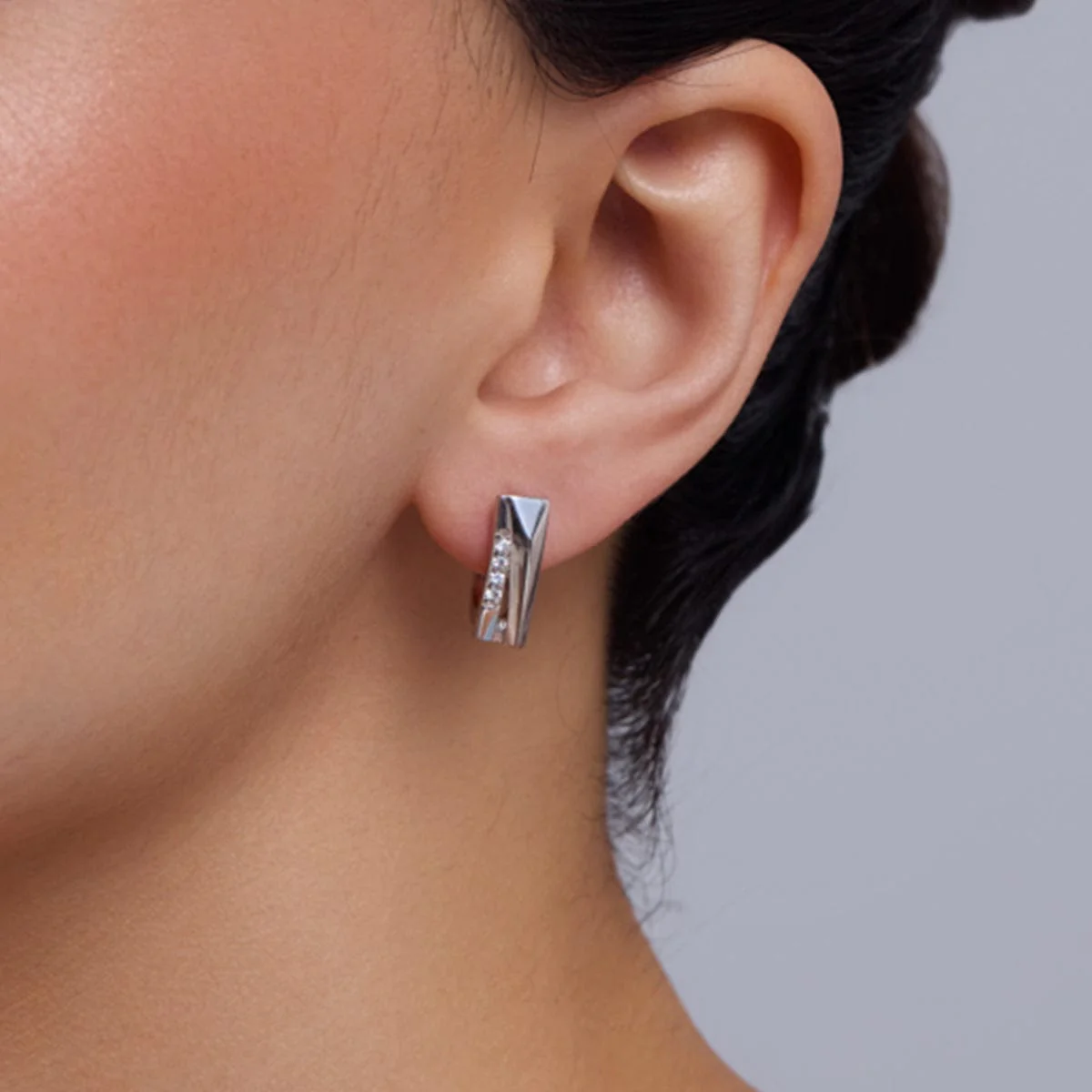 92.5 Silver Earring 180914 - Image 2