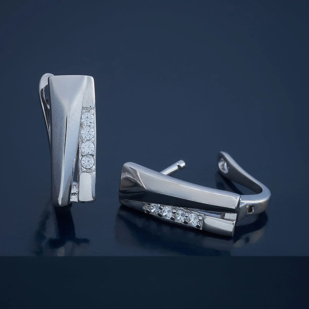92.5 Silver Earring 180914 - Image 4