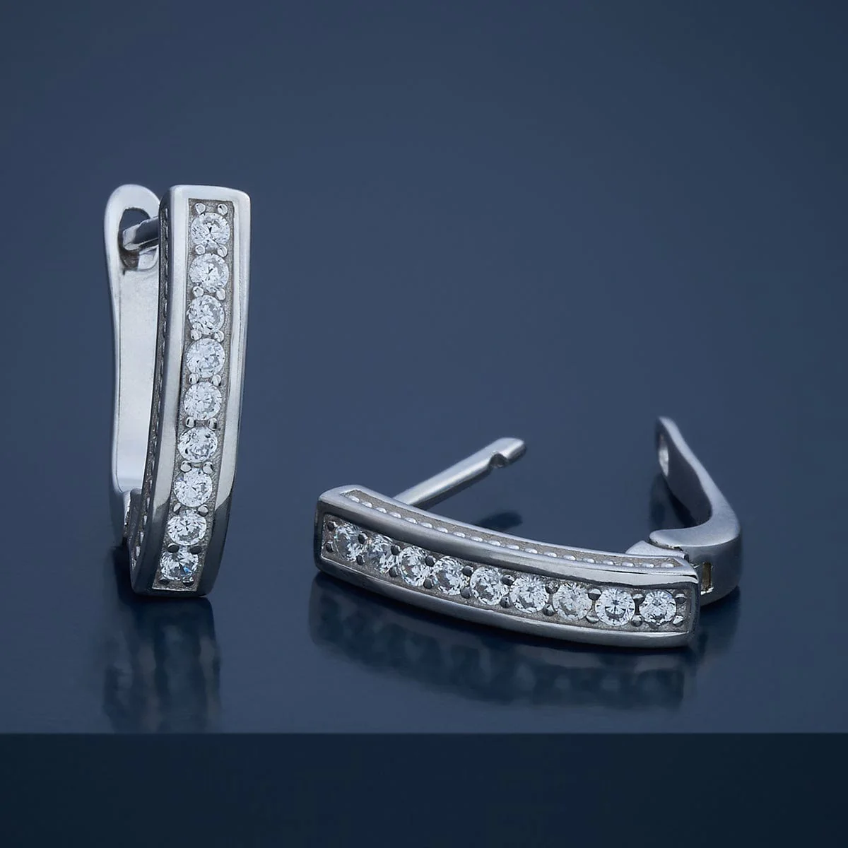 92.5 Silver Earring 180915 - Image 8