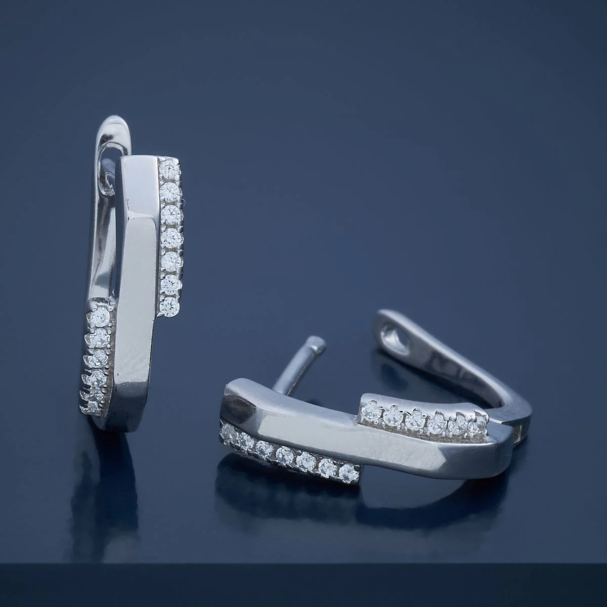 92.5 Silver Earring 180923 - Image 4