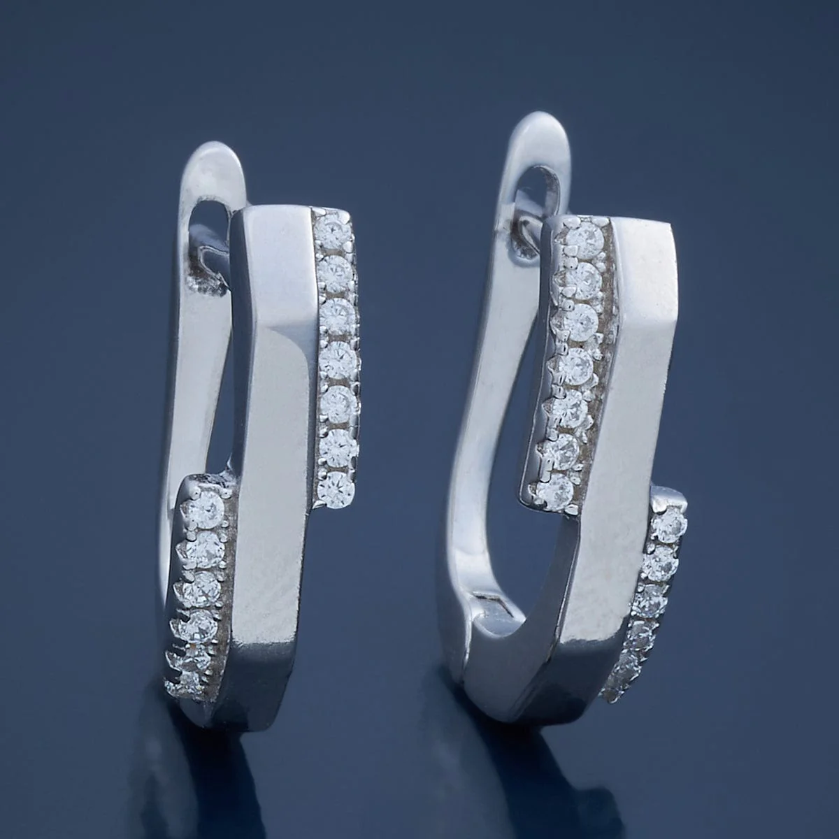 92.5 Silver Earring 180923 - Image 7