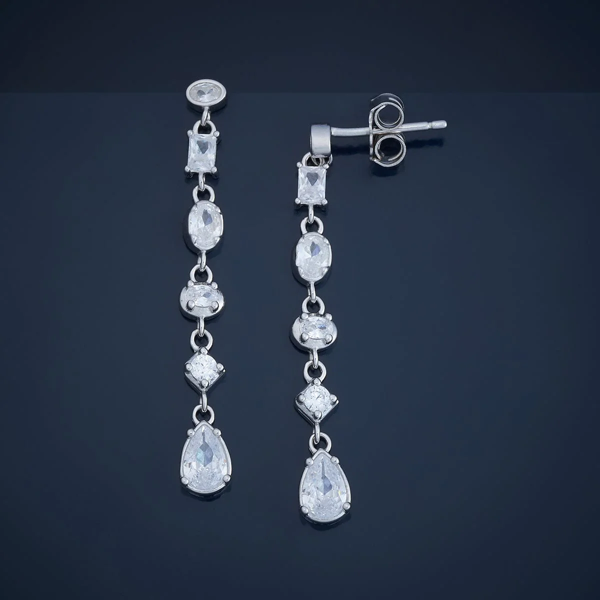 92.5 Silver Earring 181005 - Image 4